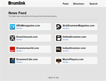 Tablet Screenshot of drumlink.com